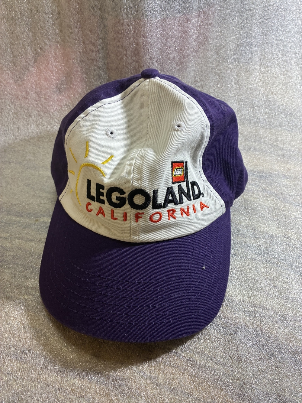 Lego Legoland California Two-Tone Purple and White Baseball Cap
